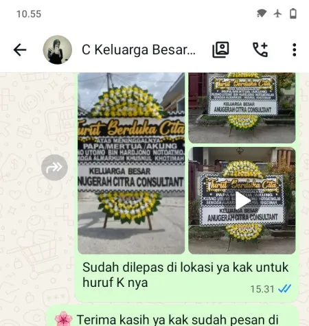 Pengiriman Papan Bunga Duka Cangkreplor Purworejo