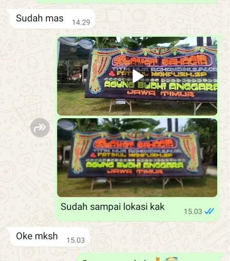 Pengiriman Papan Bunga Cangkreplor Purworejo