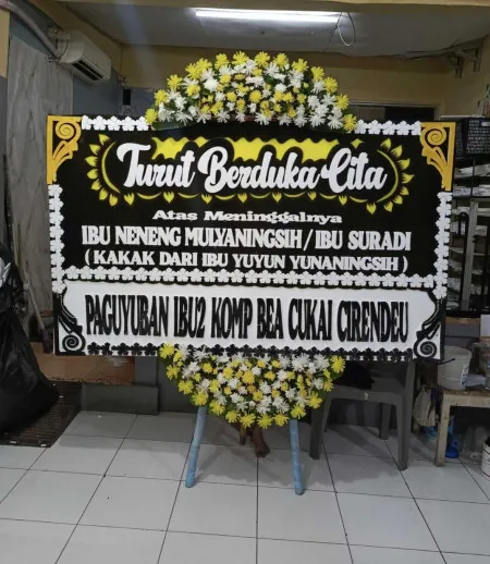 Papan Bunga Duka Cangkreplor Purworejo